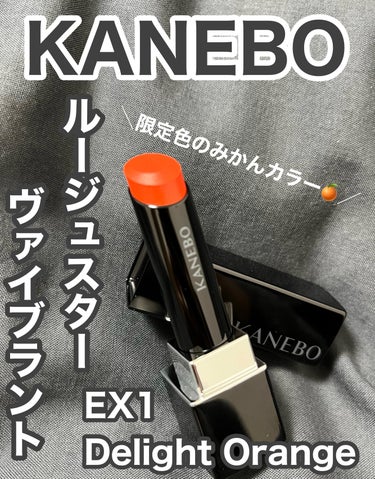 ルージュスターヴァイブラント EX1 Delight Orange/KANEBO/口紅を使ったクチコミ（1枚目）