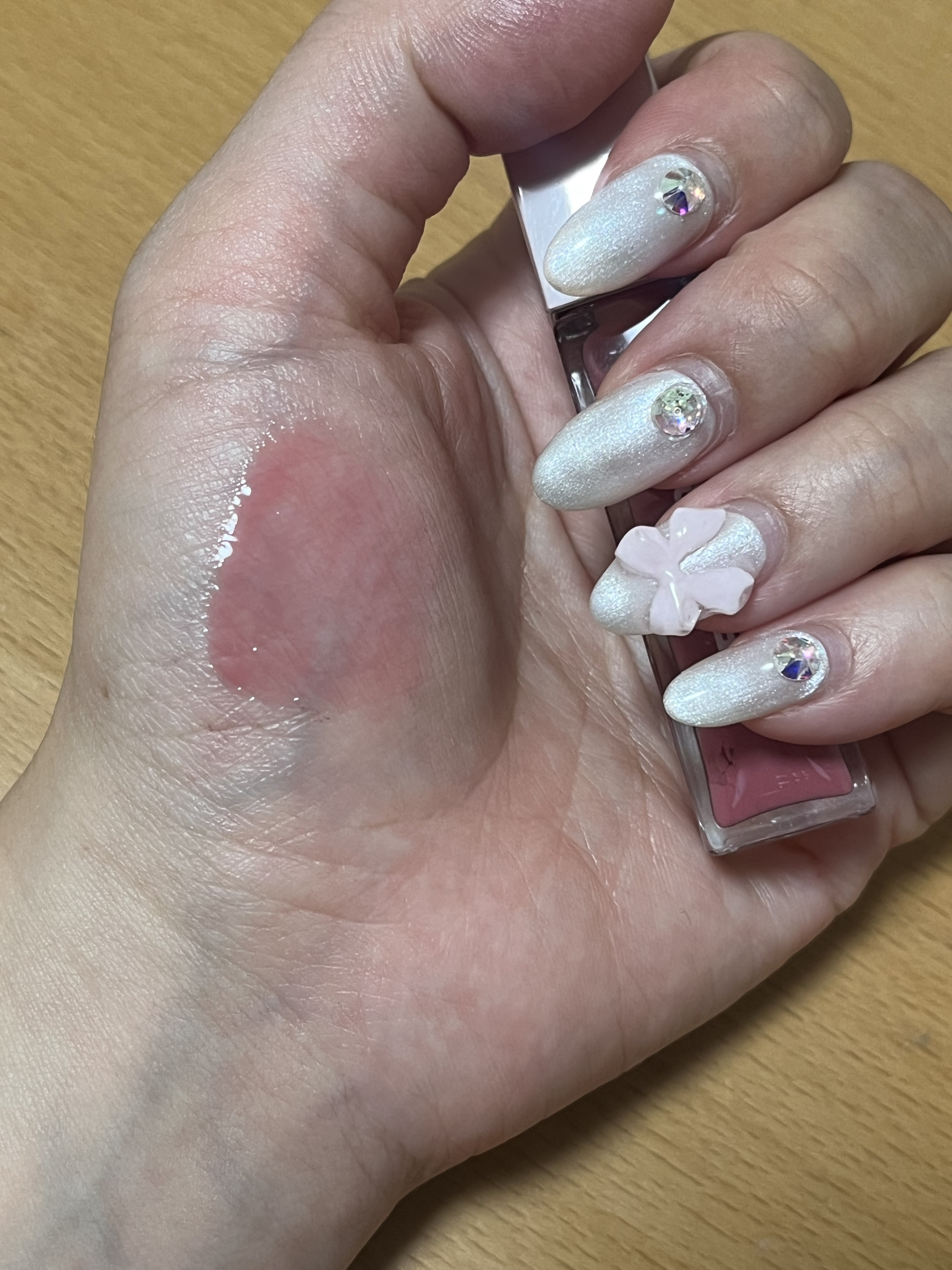 ジューシィリップデュウ 003 キャンディピーチ/BLEND BERRY/口紅を使ったクチコミ（3枚目）