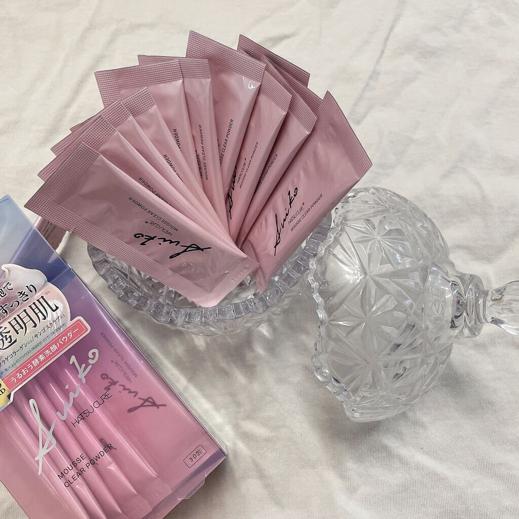 ムースクリアパウダー/SUIKO HATSUCURE/洗顔パウダーを使ったクチコミ（1枚目）