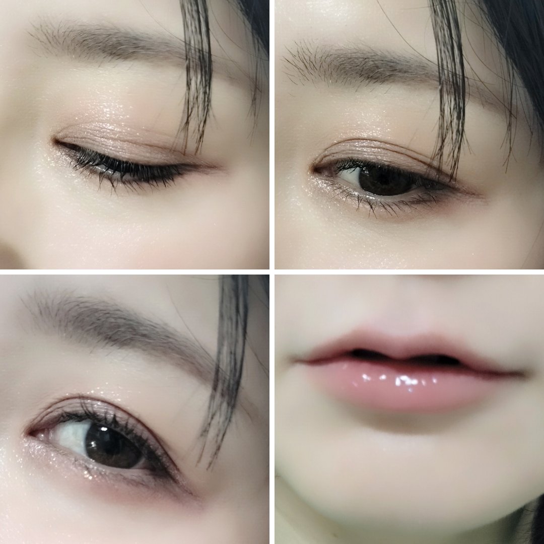 スターリットジュエルリキッドグリッター 07 ムーン ストーン/dasique/グリッターを使ったクチコミ（2枚目）