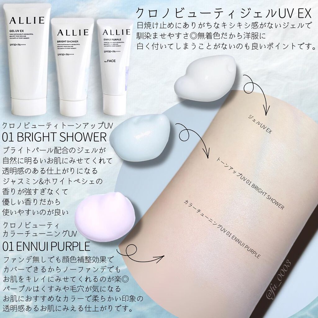 アリィー クロノビューティ ジェルUV EX/アリィー/日焼け止めジェルを使ったクチコミ(3枚目)