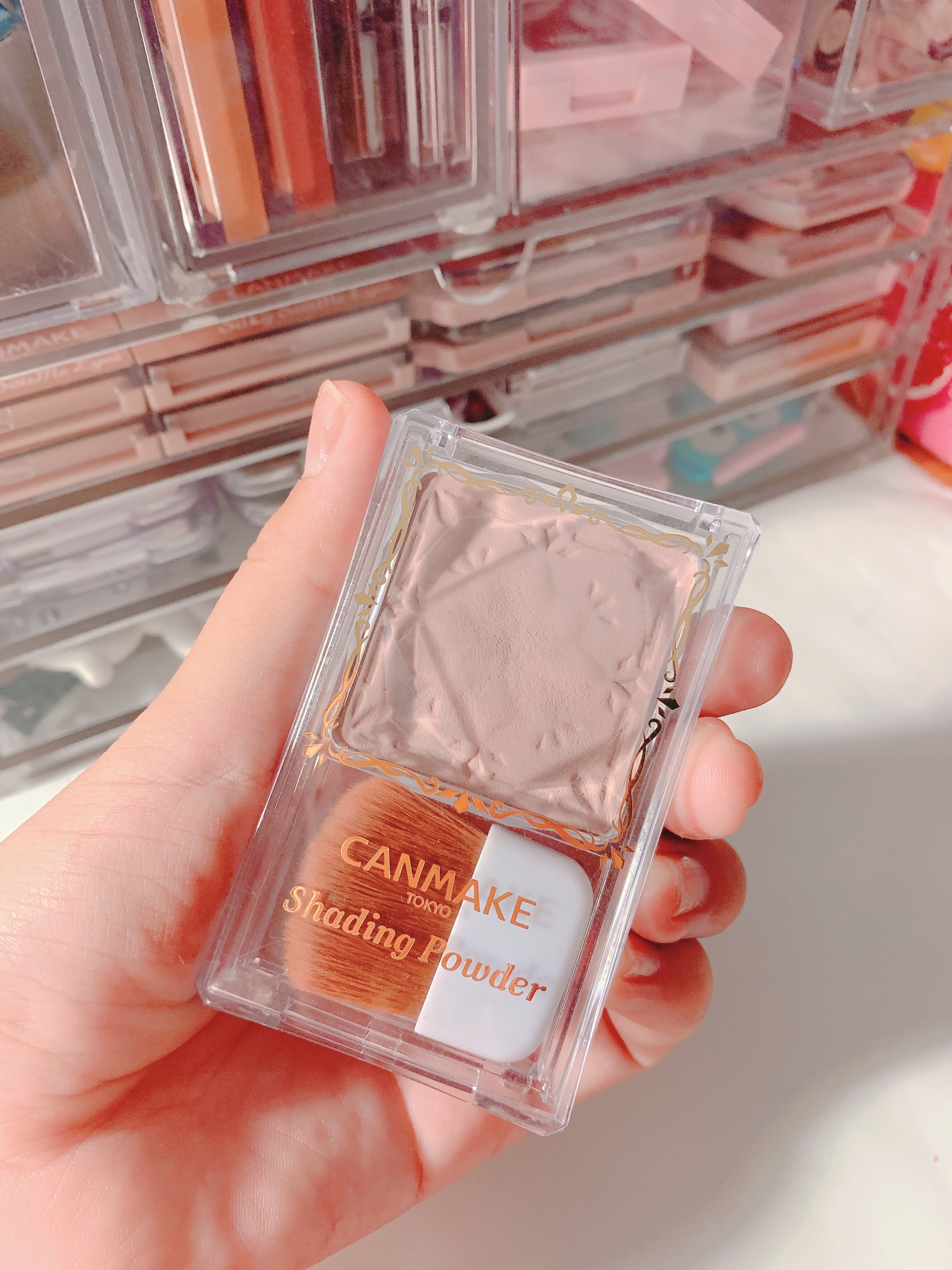 グロウフルールチークス（ブレンドタイプ）/キャンメイク/パウダーチークを使ったクチコミ（2枚目）