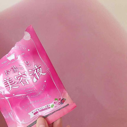 お湯ごと美容液 ローズ&ベリーの香り/お湯ごと美容液/入浴剤を使ったクチコミ(4枚目)