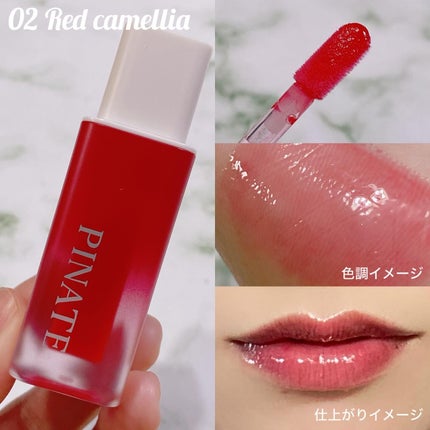 ナチュラルブルームリップオイルセラム 3色セット/PINATE/リップグロスを使ったクチコミ(4枚目)