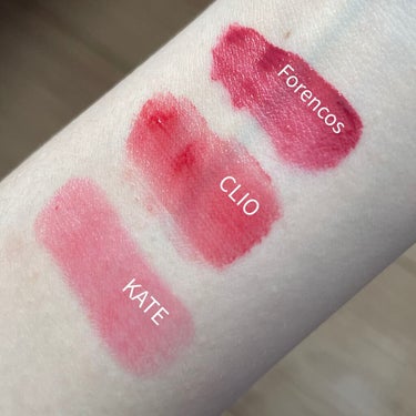 デューイ シロップ ティント 01 HANNAM IN RED/CLIO/口紅を使ったクチコミ（2枚目）