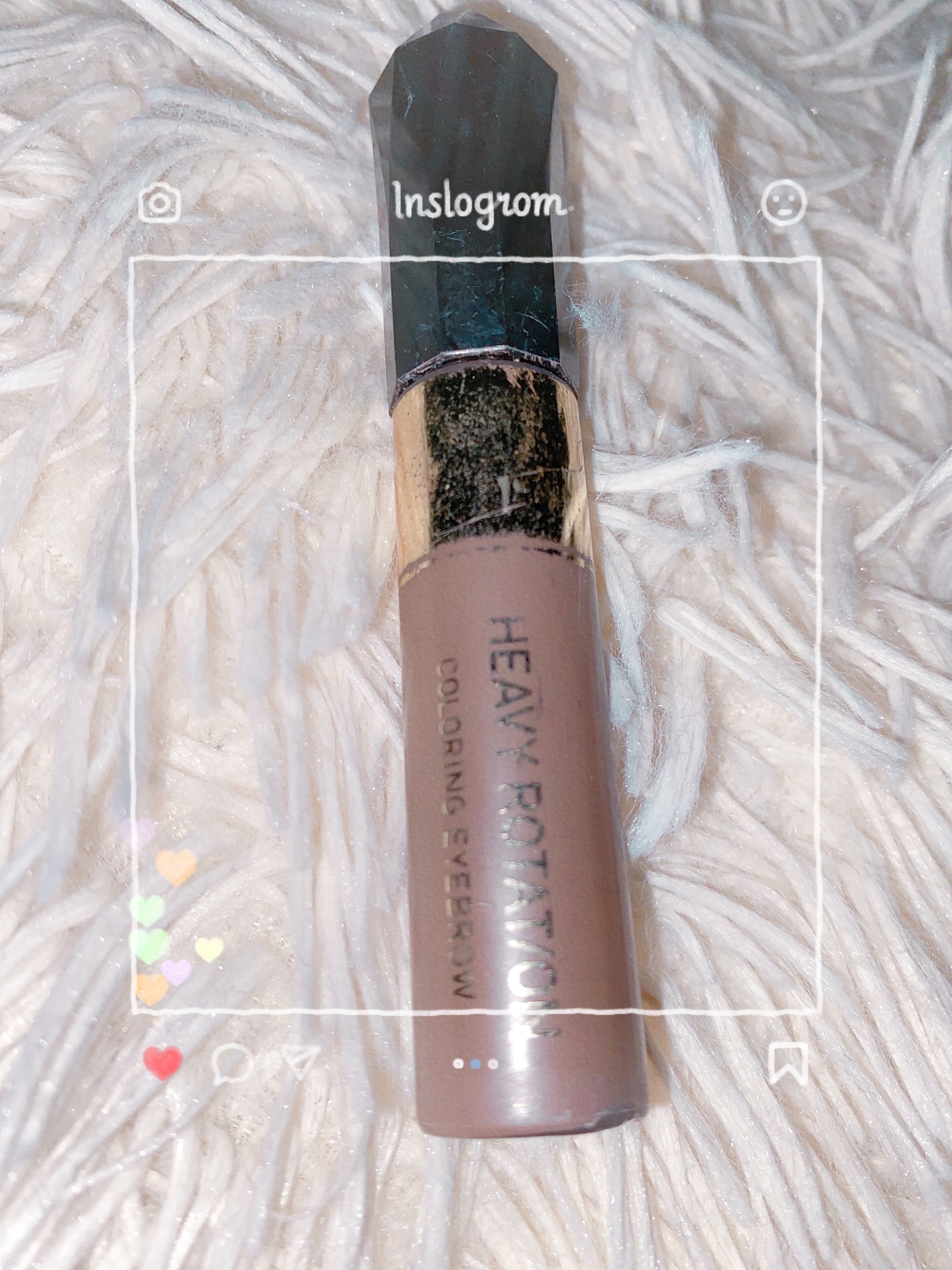 カラーリングアイブロウ マイクロ/ヘビーローテーション/眉マスカラを使ったクチコミ（1枚目）