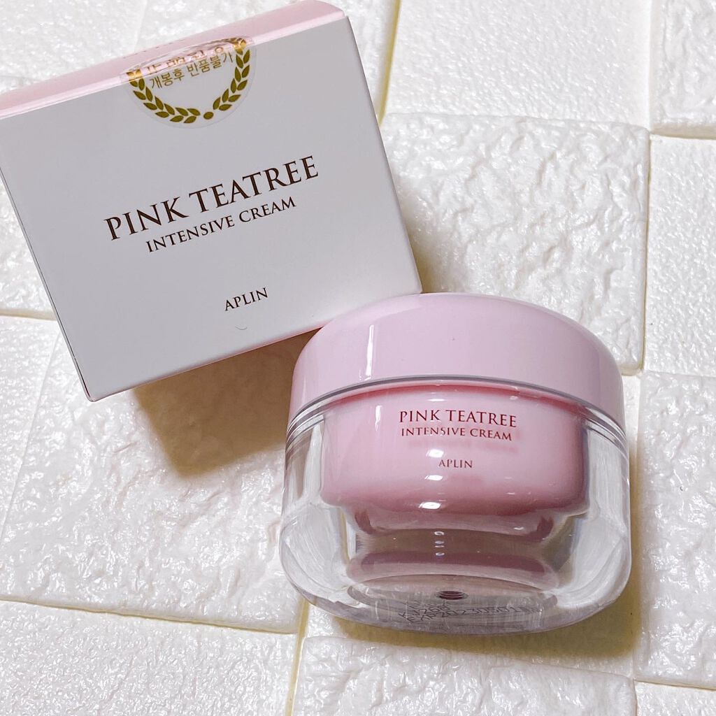 ピンクティーツリークリーム/APLIN/フェイスクリームを使ったクチコミ（2枚目）