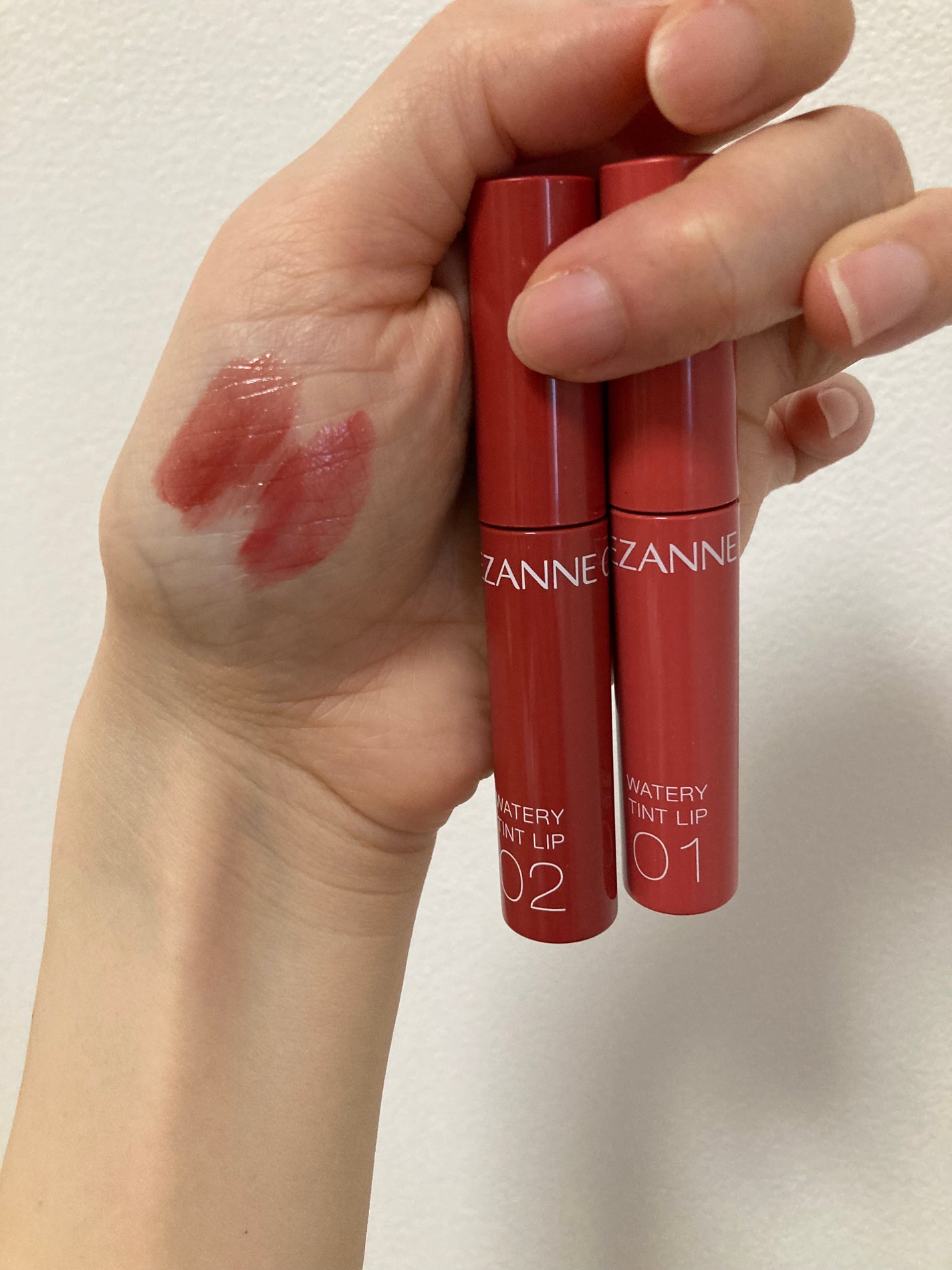 ウォータリーティントリップ/CEZANNE/リップティントを使ったクチコミ(1枚目)