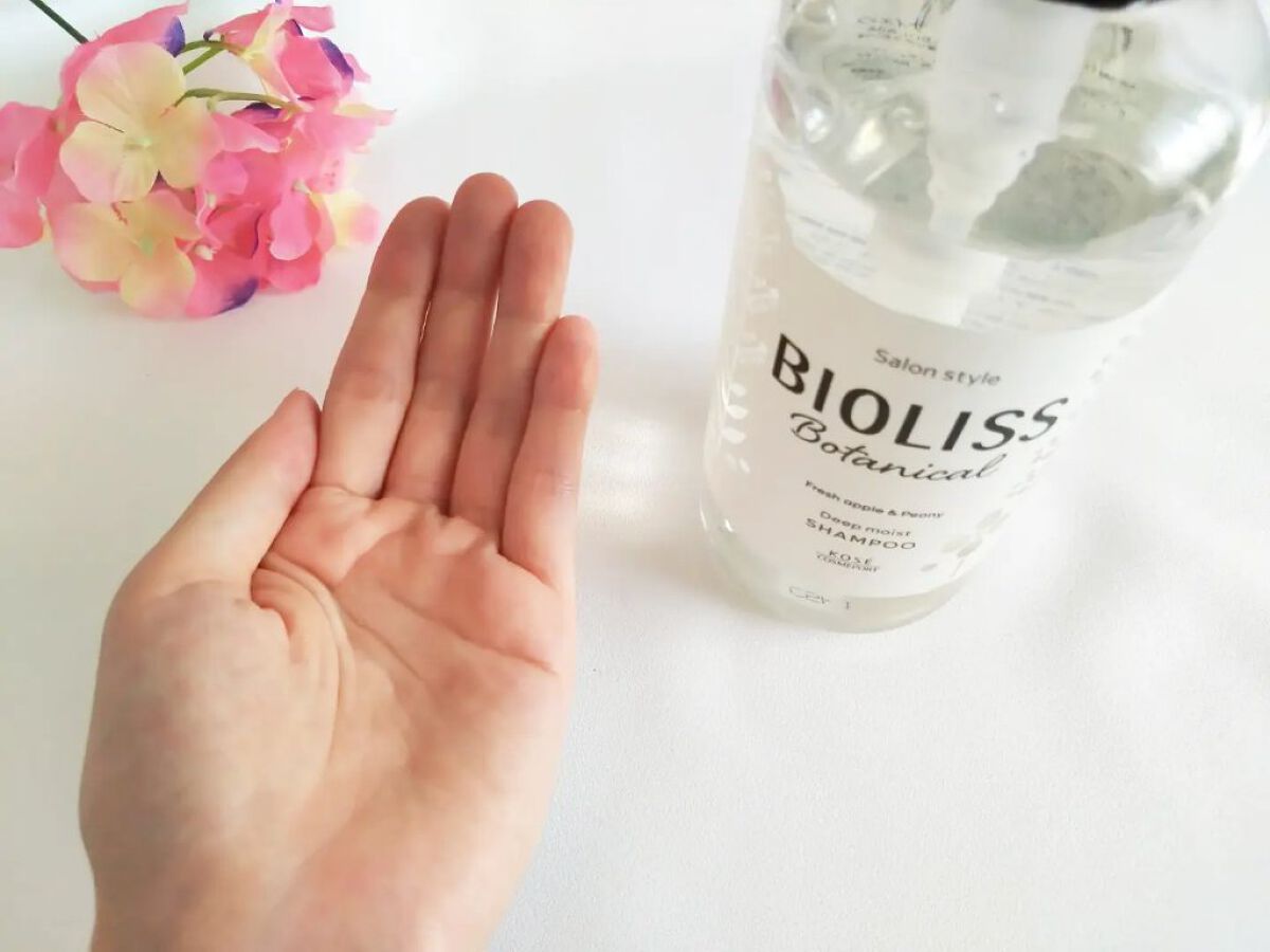 SSビオリス ボタニカル シャンプー／ヘアコンディショナー(ディープモイスト) コンディショナーポンプ480ml/SSビオリス/市販シャンプーを使ったクチコミ（2枚目）