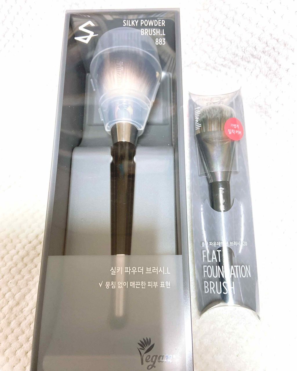 Sシルキーパウダーブラシ  (L)883/fillimilli/メイクブラシを使ったクチコミ（1枚目）