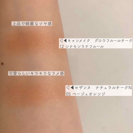 グロウフルールチークス/キャンメイク/パウダーチークを使ったクチコミ(4枚目)