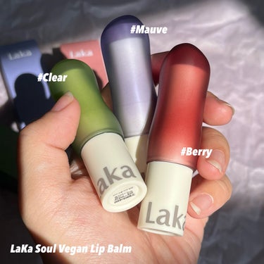 ☁️ #3のレビュー

《LaKa Soul Vegan Lip Balm》

＊ Clear / Mauve / Berry

ラカのリップバーム3色レビュー!💄

カラフルでコロンとしたデザインが
