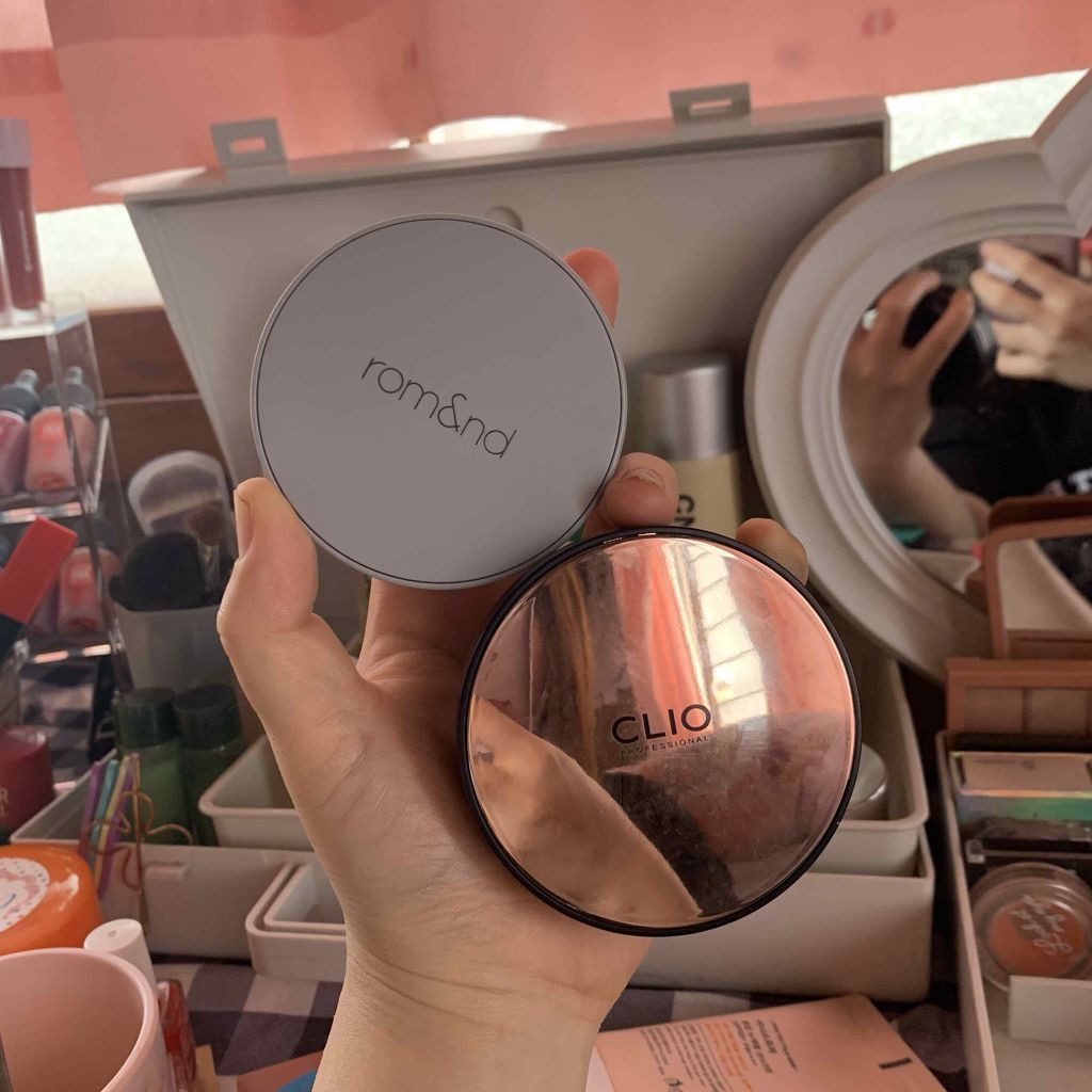 ゼロクッション/rom&nd/クッションファンデーションを使ったクチコミ(1枚目)