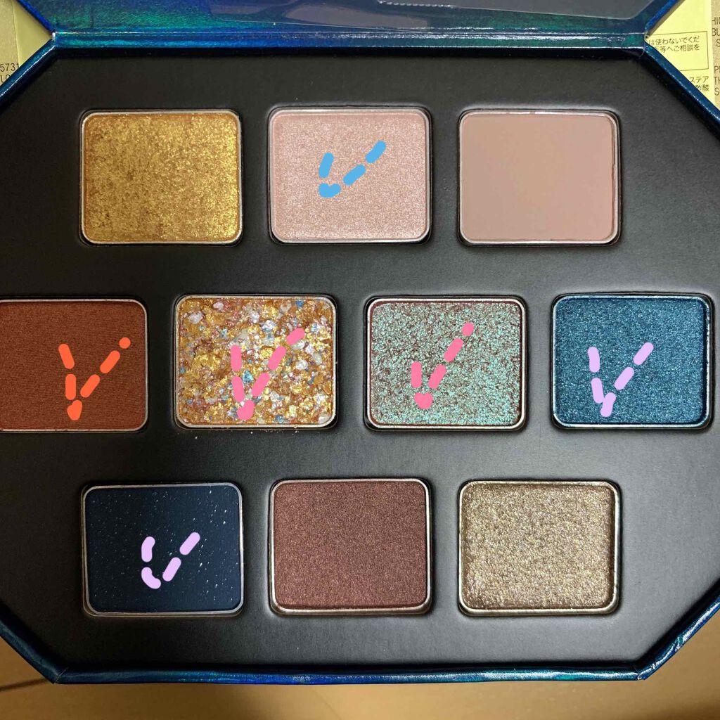 ウォンテッド トレジャーボックス アイパレット グランドライン/shu uemura/アイシャドウパレットを使ったクチコミ(3枚目)