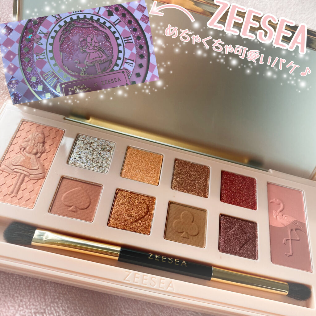 アリスドリームランドシリーズ 12色アイシャドウパレット（ZEESEA×大英博物館）/ZEESEA/アイシャドウパレットを使ったクチコミ（1枚目）