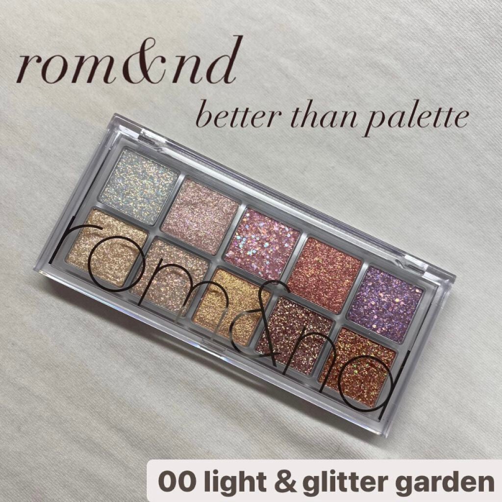 ベターザンパレット/rom&nd/アイシャドウパレットを使ったクチコミ(1枚目)