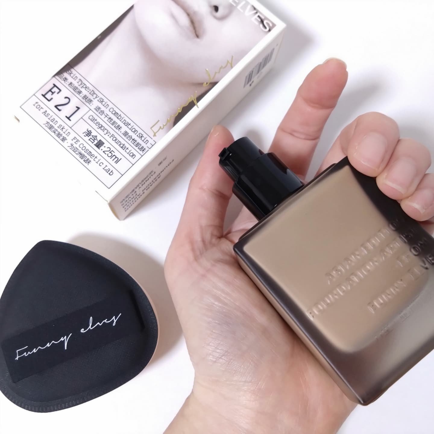 ロングウエアファンデーション/FUNNY ELVES方里/リキッドファンデーションを使ったクチコミ（1枚目）