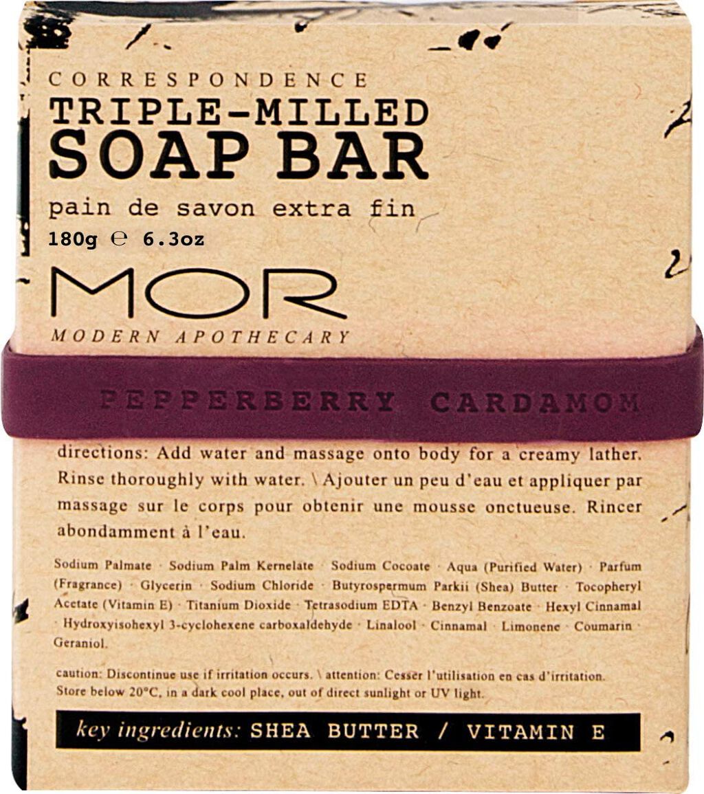 MOR(モア) コレスポンデンス トリプルミルドソープバー 