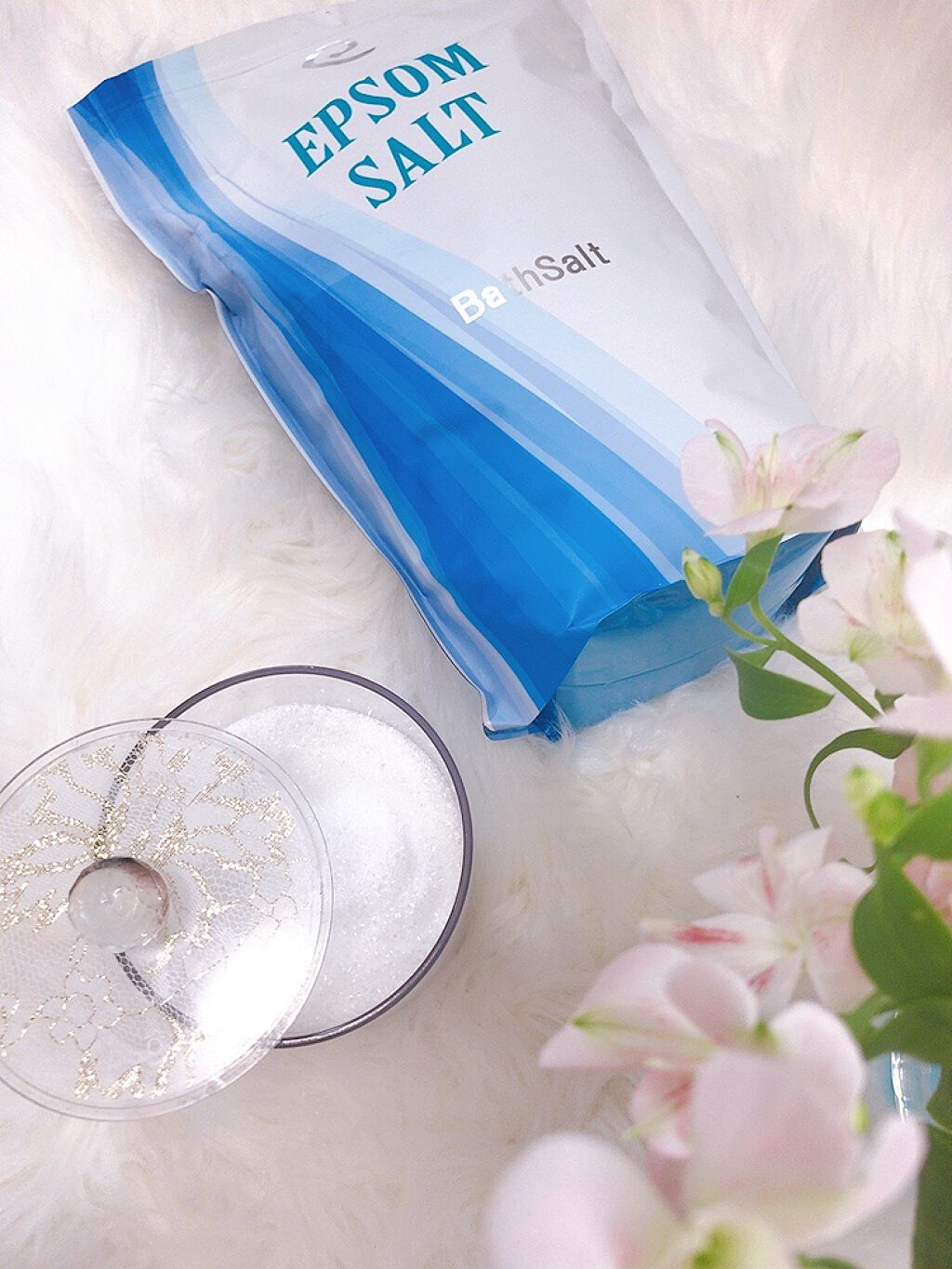 Epsom Salt (エプソムソルト) 国産(岡山県産)/EARTH CONSCIOUS (アースコンシャス)/無機塩系入浴剤を使ったクチコミ（1枚目）