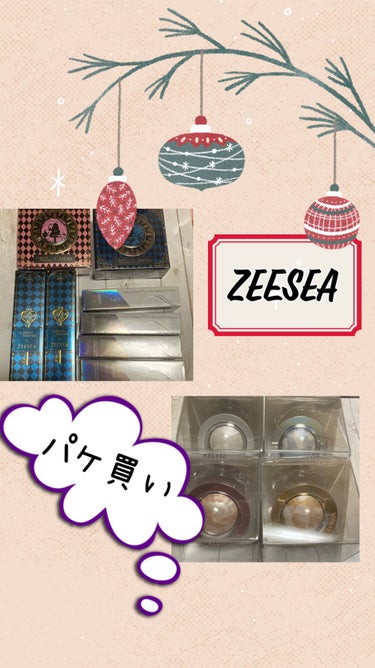 ZEESEA ダイヤモンドシリーズ 星空リキッドアイシャドウのクチコミ「【パケ買い ZEESEAいっぱい♡】
ZEESEA
･惑星ハイライト(全4色)
･星空リキッド.....」（1枚目）