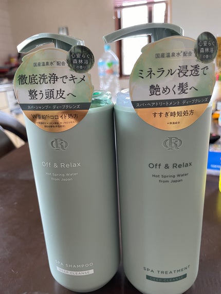 スパ・シャンプー/ヘアトリートメント ディープクレンズ/Off&Relax/市販シャンプーを使ったクチコミ(1枚目)