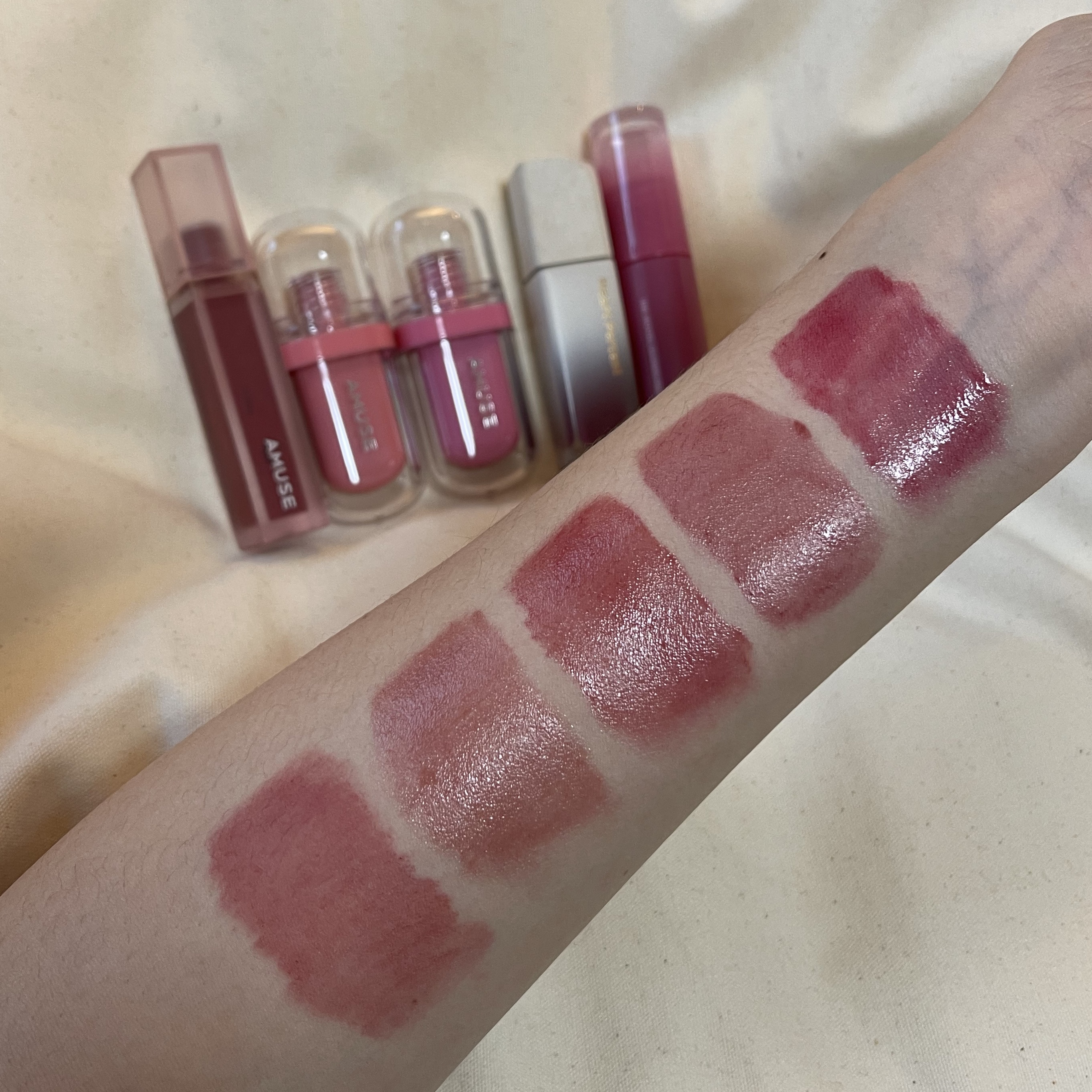 ドットオンムードピュアグロウティント/Heart Percent/リップティントを使ったクチコミ（2枚目）