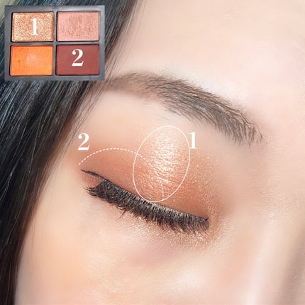 クワッドアイシャドー/NARS/アイシャドウパレットを使ったクチコミ(5枚目)