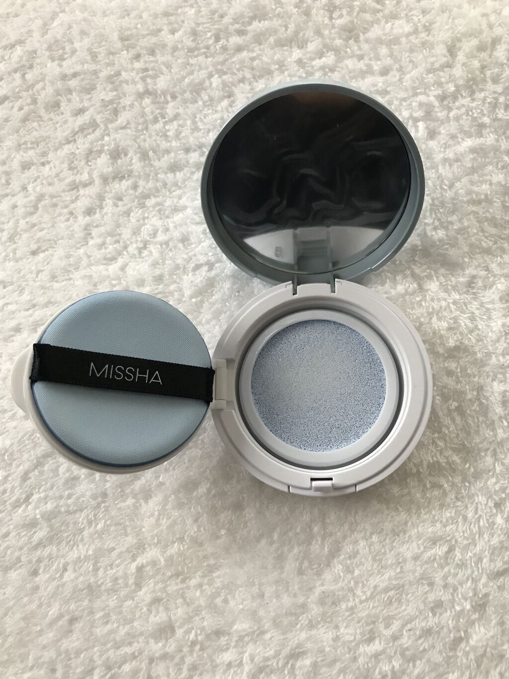 M クッションベース（ブルー）/MISSHA/化粧下地を使ったクチコミ（3枚目）