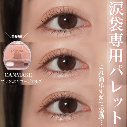 プランぷくコーデアイズ/キャンメイク/パウダーアイシャドウを使ったクチコミ(1枚目)