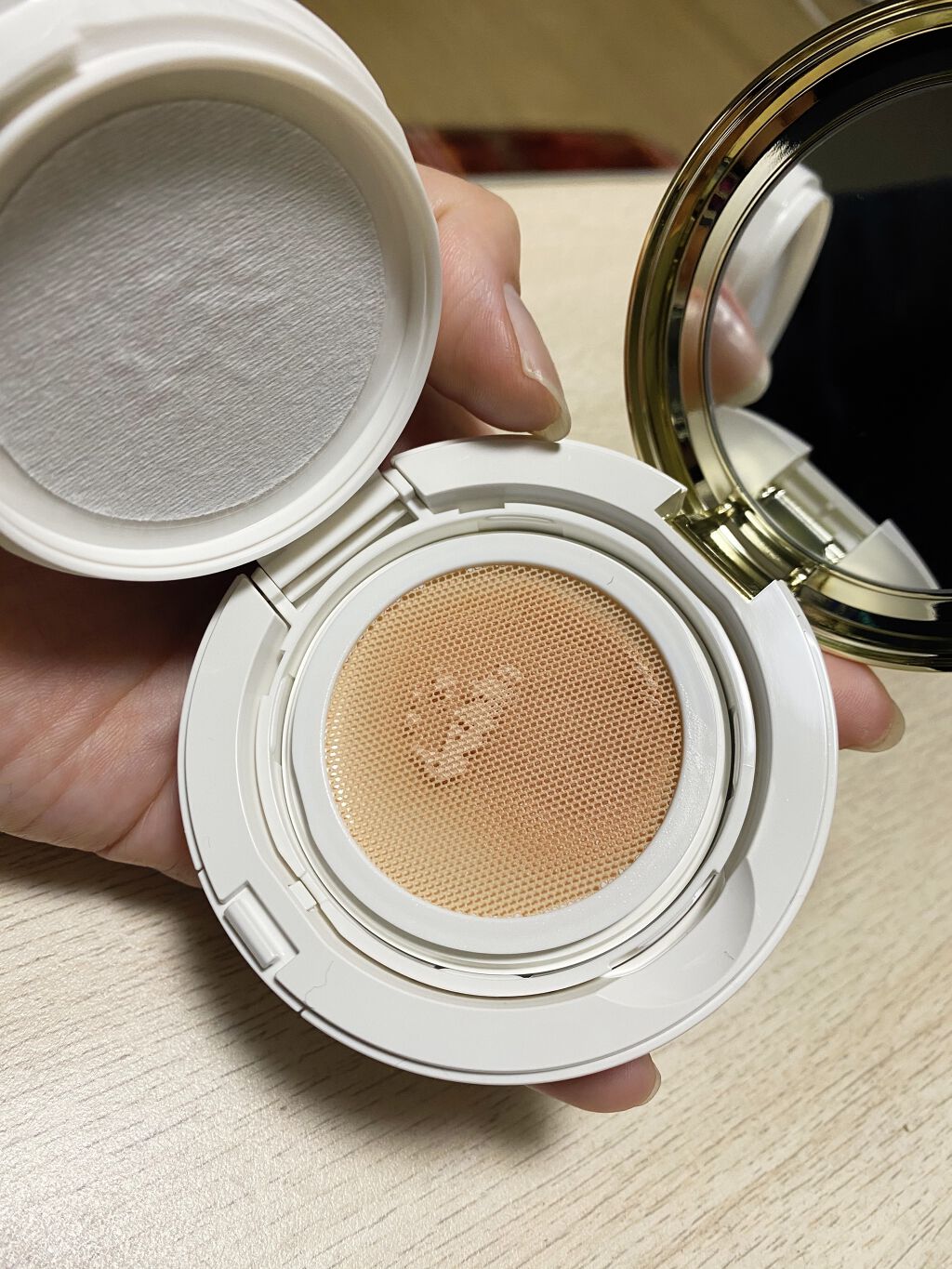 フィッティングジュレ ファンデーション/Elégance/パウダーファンデーションを使ったクチコミ（2枚目）