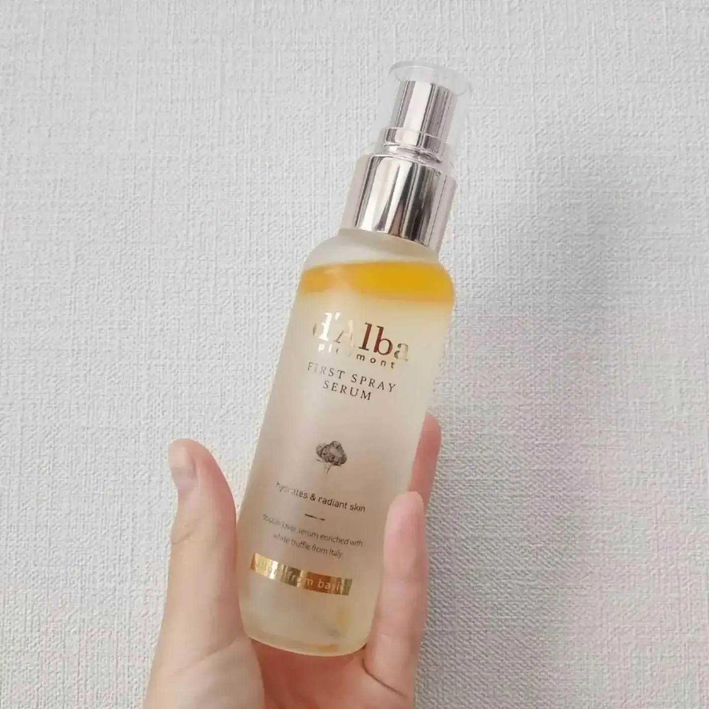 ダルバ ホワイトトリュフファーストスプレーセラム/ダルバ/ミスト状化粧水を使ったクチコミ(1枚目)