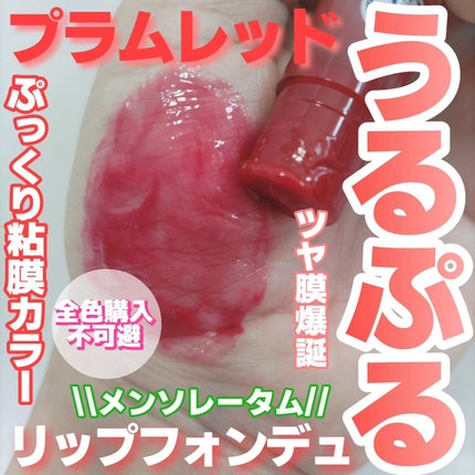 リップフォンデュ/メンソレータム/リップバームを使ったクチコミ(1枚目)