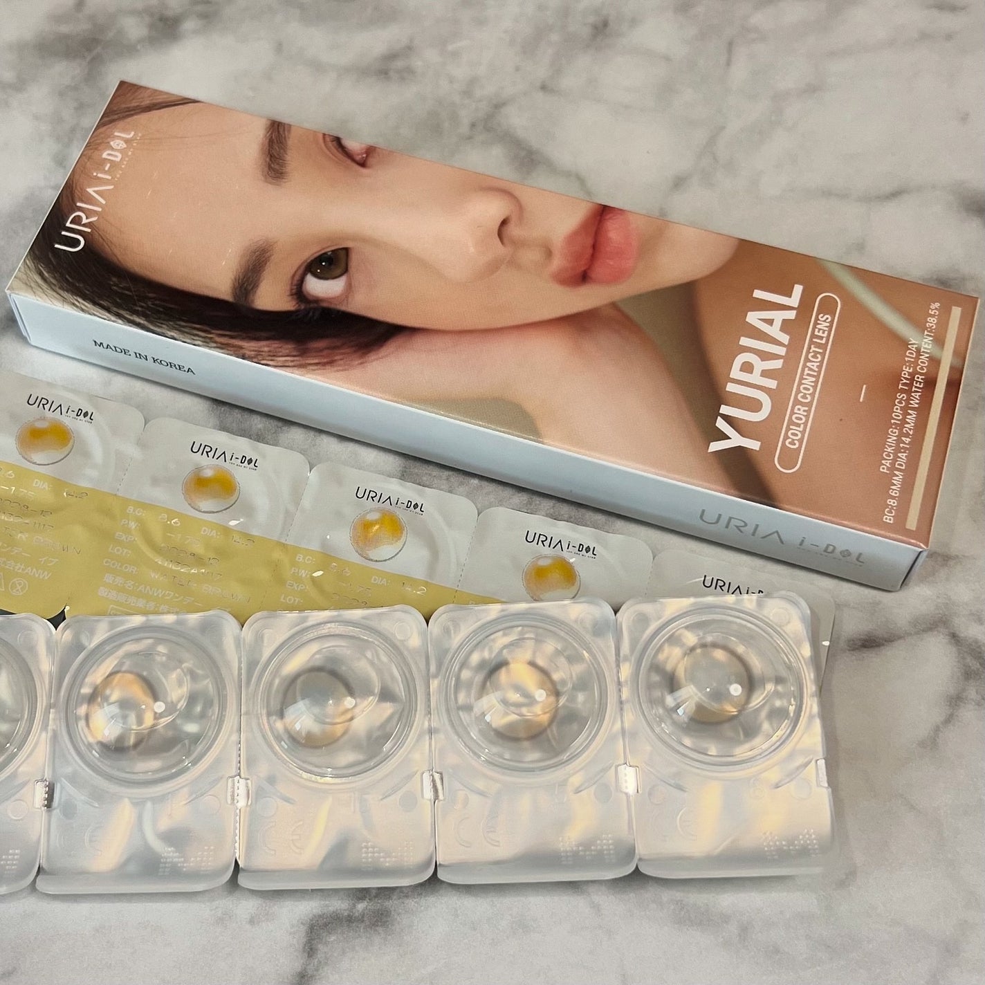 YURIAL 1DAY/URIA i-DOL/ワンデー(1DAY)カラコンを使ったクチコミ(2枚目)