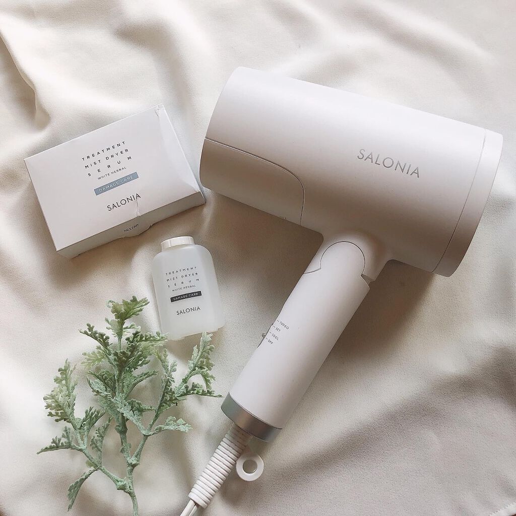 トリートメントミストドライヤー /SALONIA/ドライヤーを使ったクチコミ(1枚目)