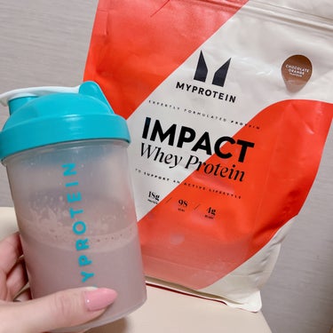 MYPROTEIN Impact ホエイ プロテインのクチコミ「💪✨

MYPROTEIN
Impact ホエイ プロテイン
チョコレートオレンジ

色んな味.....」（1枚目）