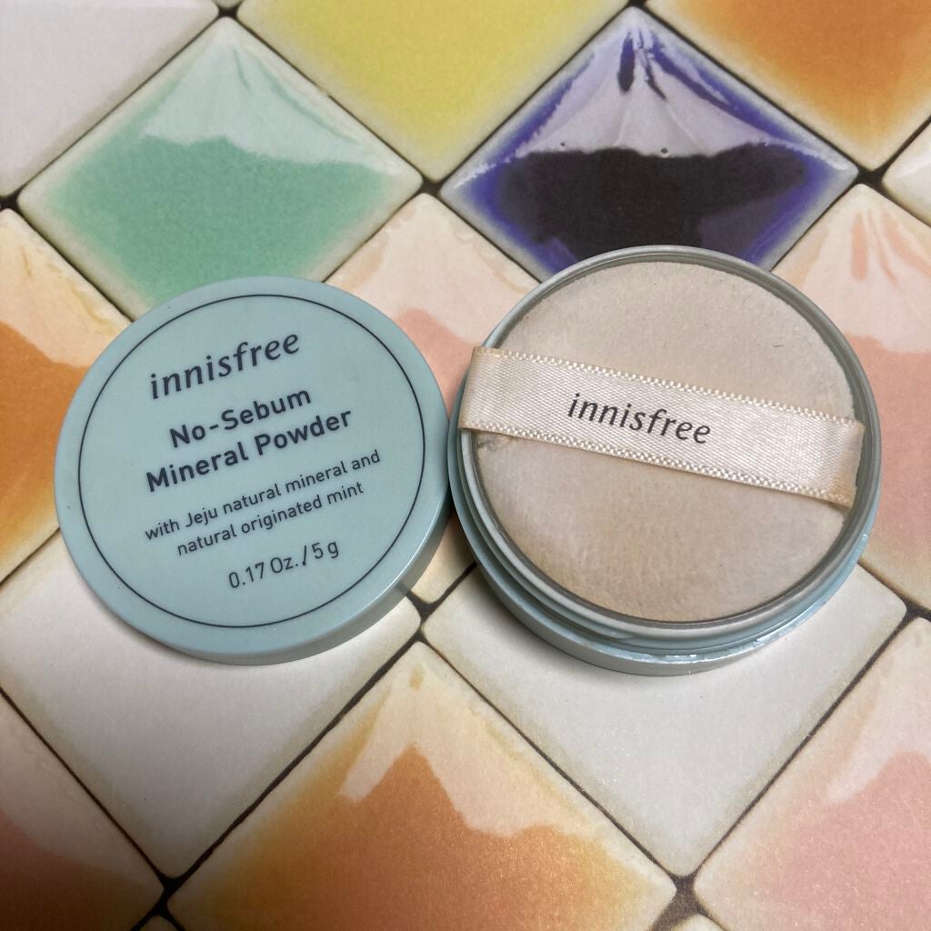 ノーセバム ミネラルパウダー/innisfree/ルースパウダーを使ったクチコミ(2枚目)