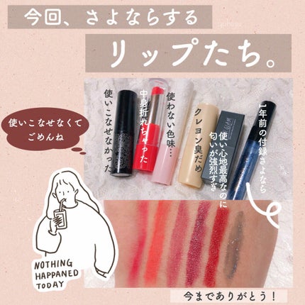 口紅(詰替用)/ちふれ/口紅を使ったクチコミ(4枚目)