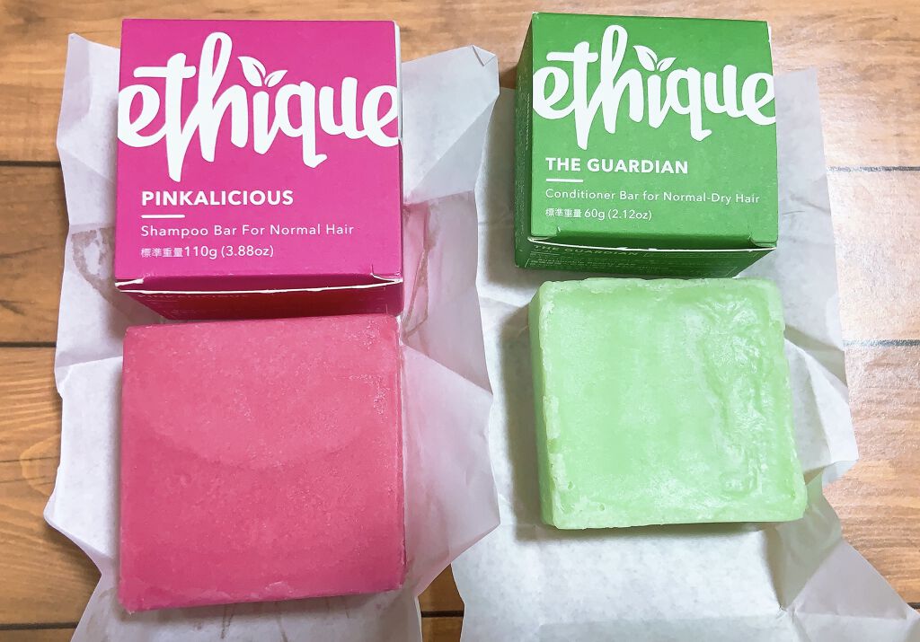 シャンプー バー ピンカリシャス/Ethique/市販シャンプーを使ったクチコミ（2枚目）