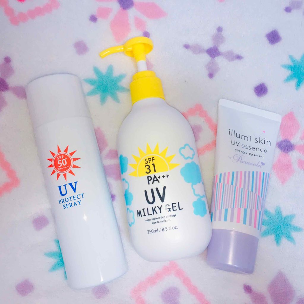 UV ミルキージェル/プライムビューティー/日焼け止めジェルを使ったクチコミ（1枚目）