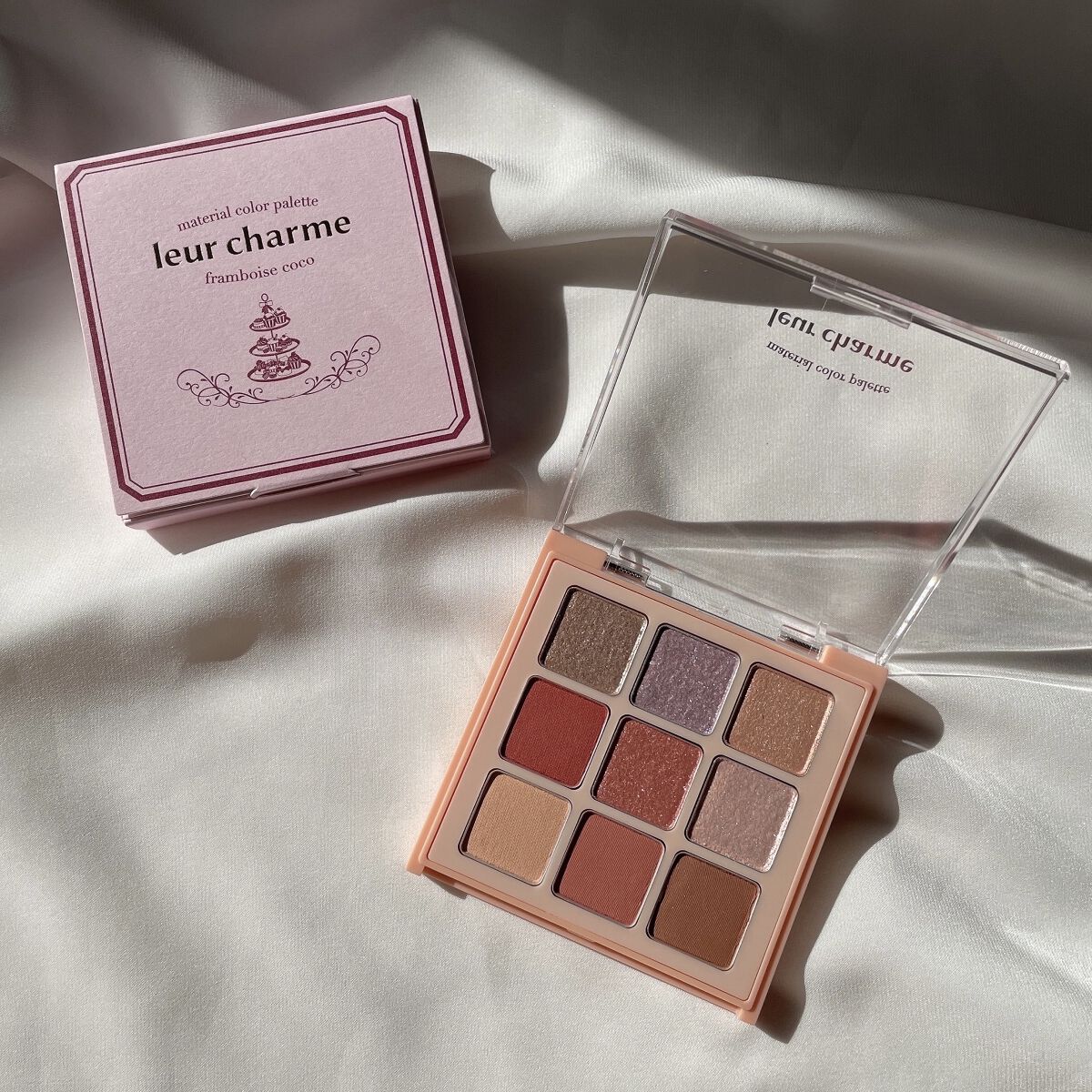マテリアルカラーパレット/leur charme/アイシャドウパレットを使ったクチコミ（1枚目）