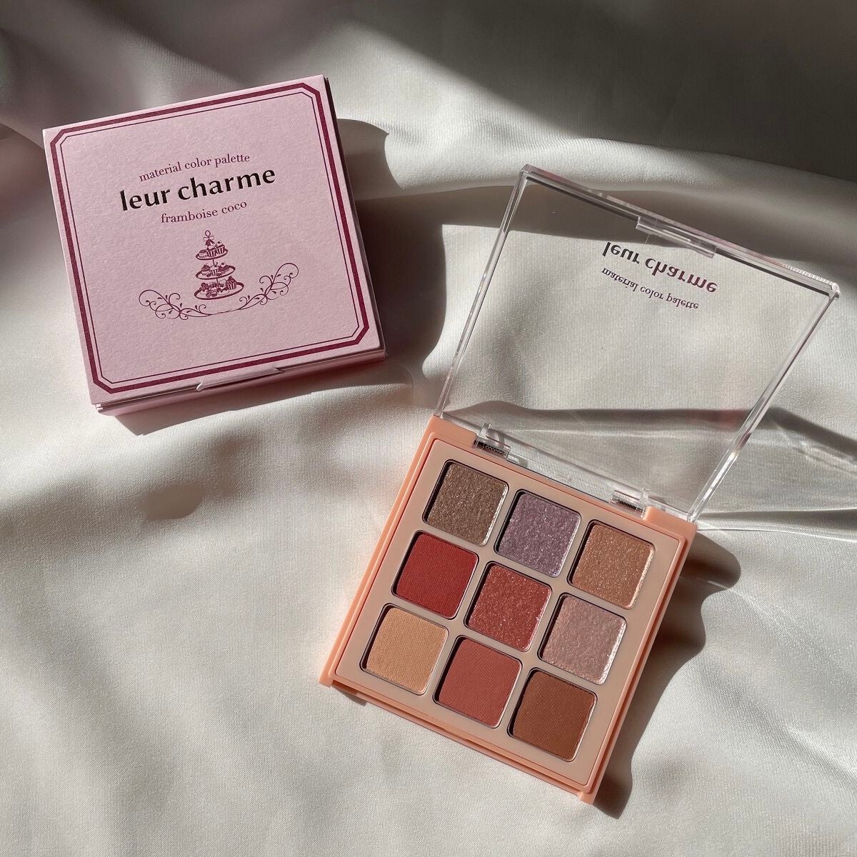 マテリアルカラーパレット/leur charme/アイシャドウパレットを使ったクチコミ(1枚目)