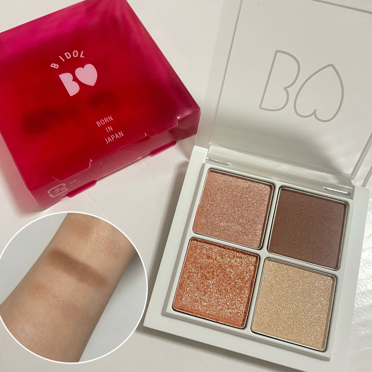 THE アイパレR/b idol/アイシャドウパレットを使ったクチコミ（1枚目）