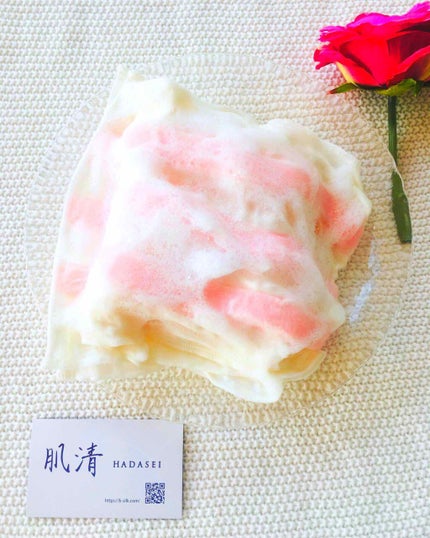 肌清 バブルウォッシュシルク/肌清 HADASEI/その他スキンケアグッズを使ったクチコミ(2枚目)