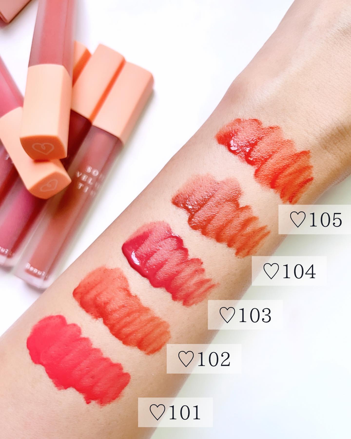 ソフトベルベットティント/Beaulette/リップティントを使ったクチコミ（3枚目）