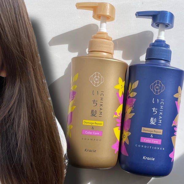 ダメージリペア&カラーケア シャンプー/コンディショナー/いち髪/市販シャンプー by きゃり🦦🧊