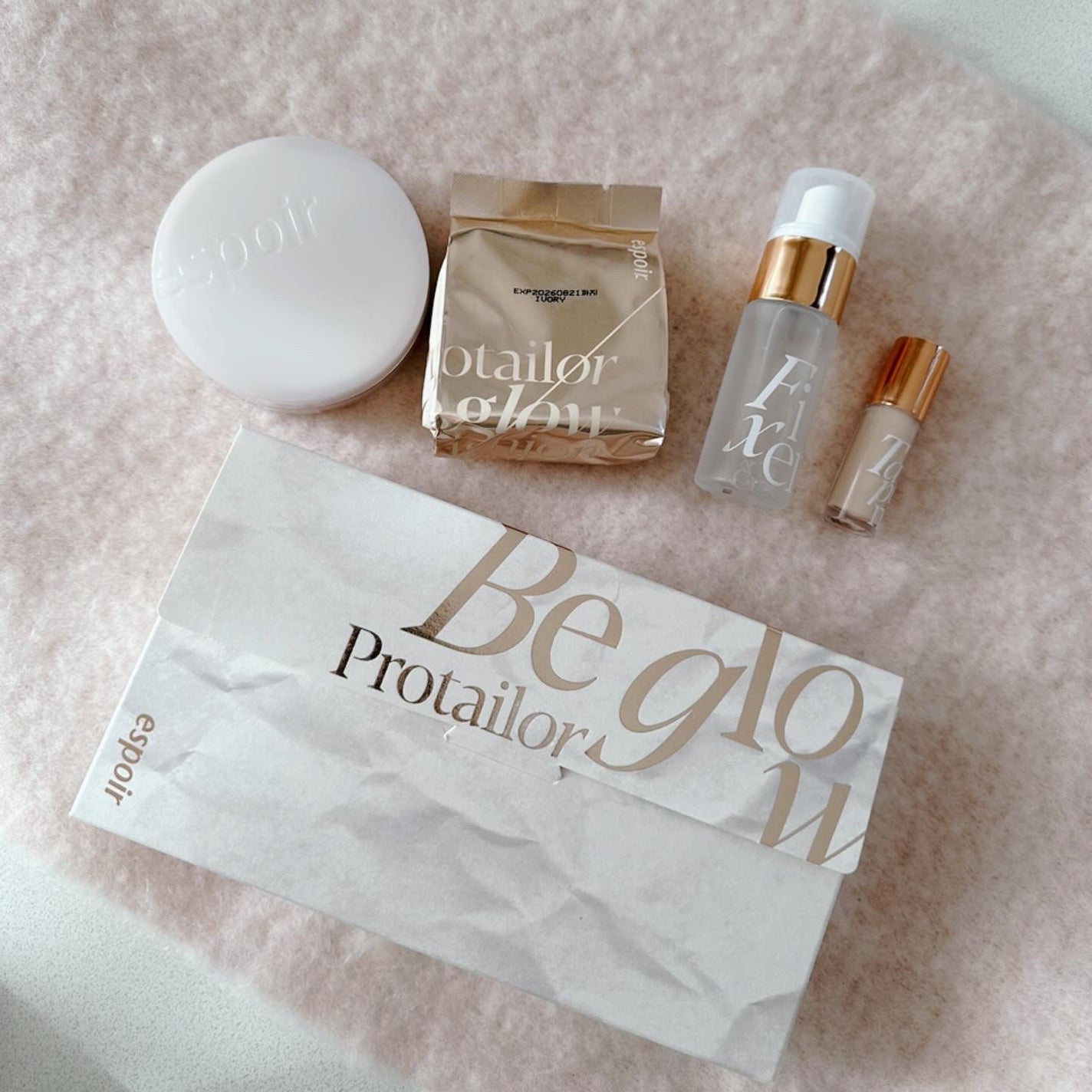 プロテーラービーグロウクッション ニュークラス/espoir/クッションファンデーションを使ったクチコミ(1枚目)