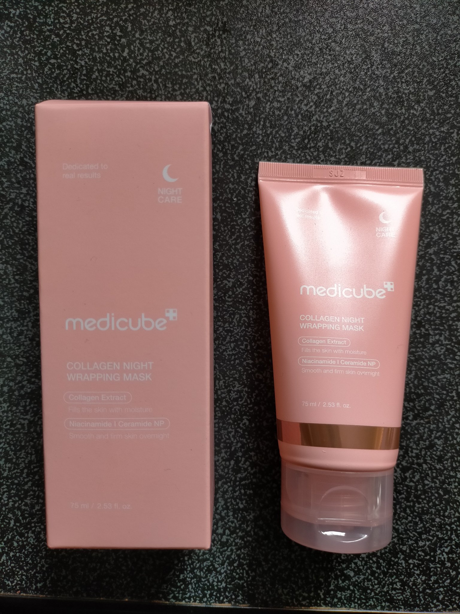 コラーゲンナイトラッピングマスク/MEDICUBE/洗い流すパック・マスクを使ったクチコミ（1枚目）