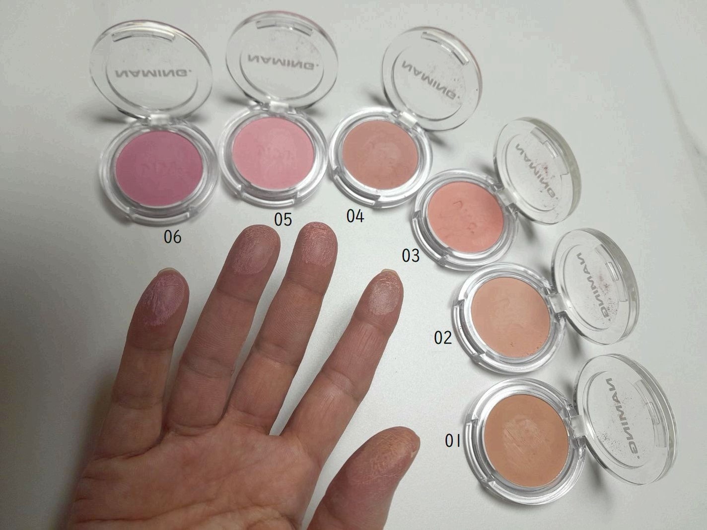 ネーミング フラッフィーパウダーブラッシュ/NAMING./パウダーチークを使ったクチコミ(3枚目)