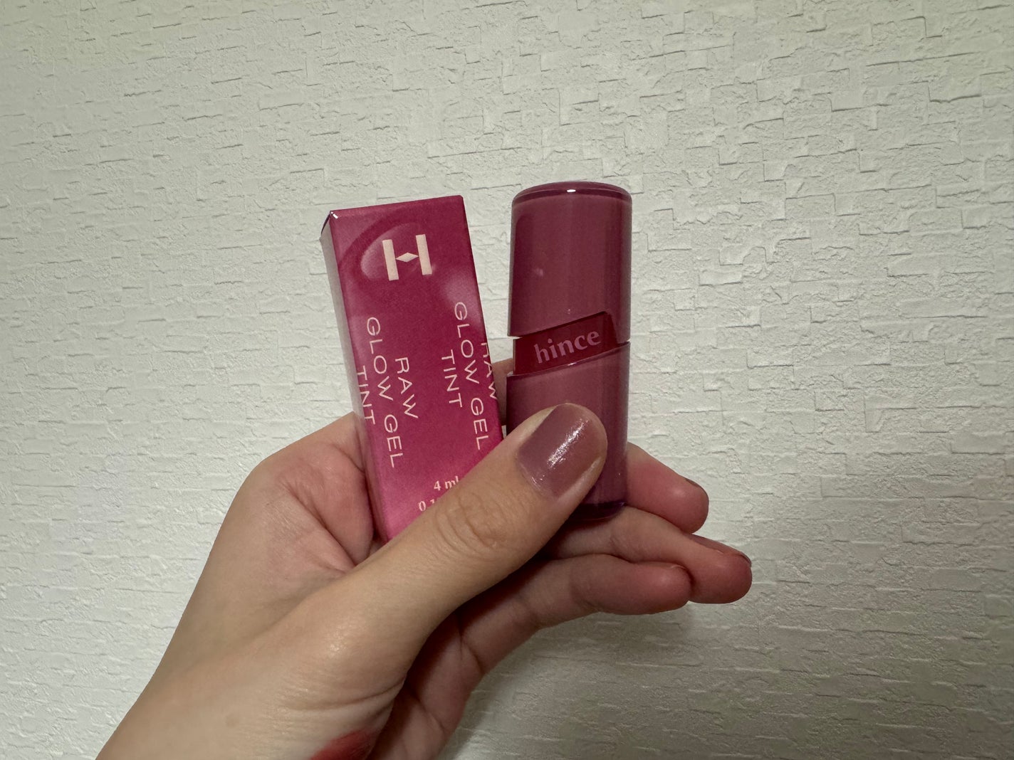 ロウグロウジェルティント/hince/リップティントを使ったクチコミ(1枚目)