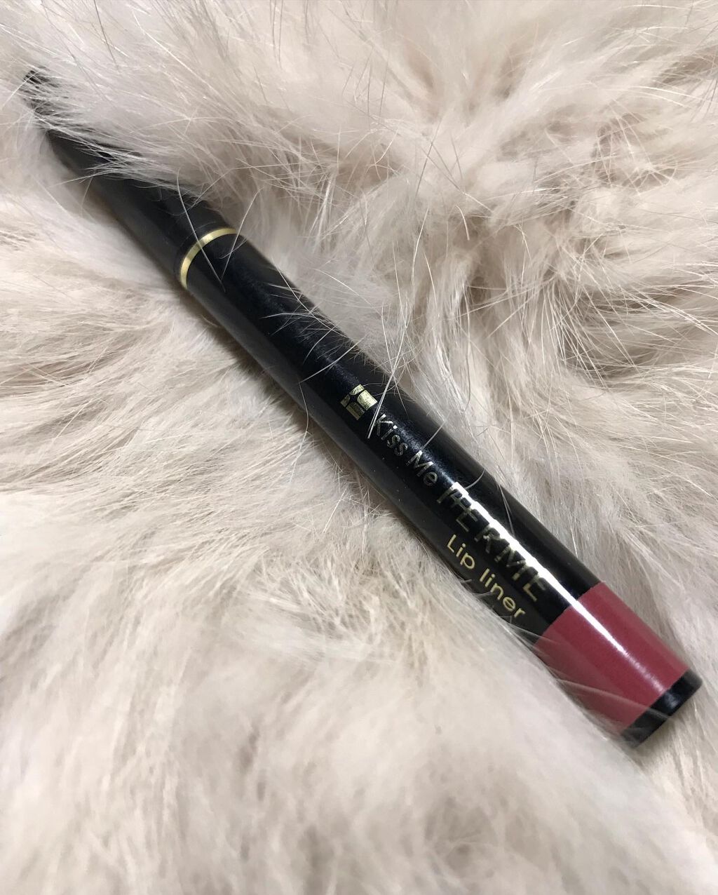 リップライナー 02 ソフトブラウン/キスミー フェルム/リップライナーを使ったクチコミ（1枚目）